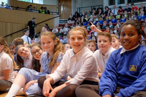 Rehearsing Romany Wood at King Edward's School