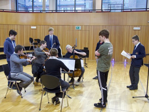 Music at King Edward's School, Birmingham: string quartet recordings by CBSO