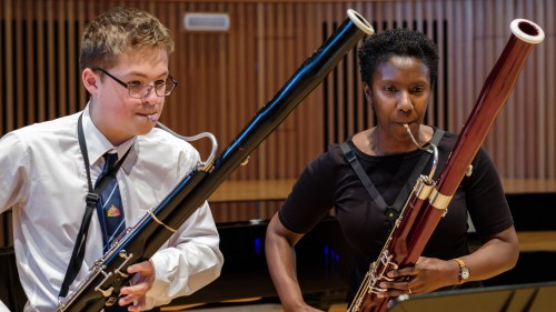 Music at King Edward's School, Birmingham: Margaret Cookhorn working with our Shells