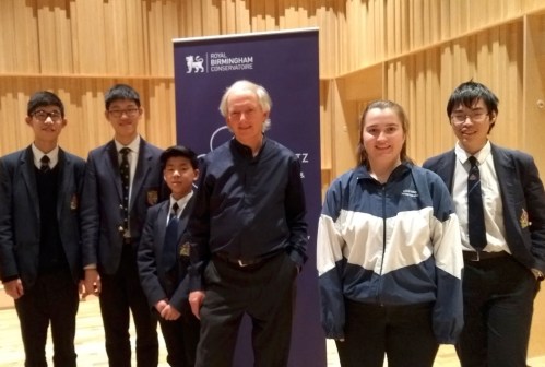 Music at King Edward's School, Birmingham; viola players at the Cecil Aronowitz competition