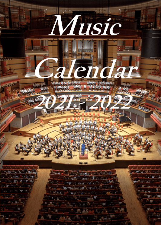 Music Calendar 2021 - 2022 King Edward's School and King Edward VI High School